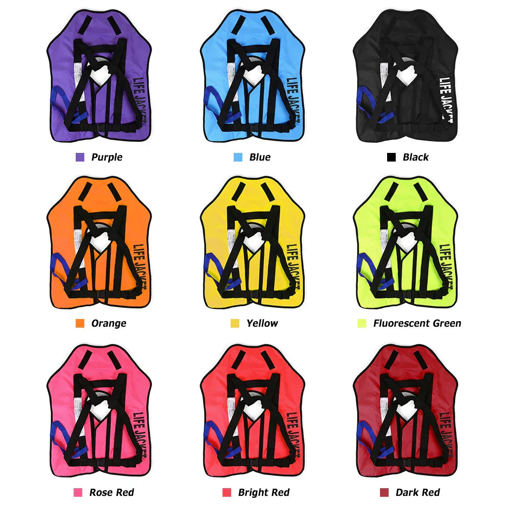Manual Inflatable Life Jacket Children Adult Life Vest
