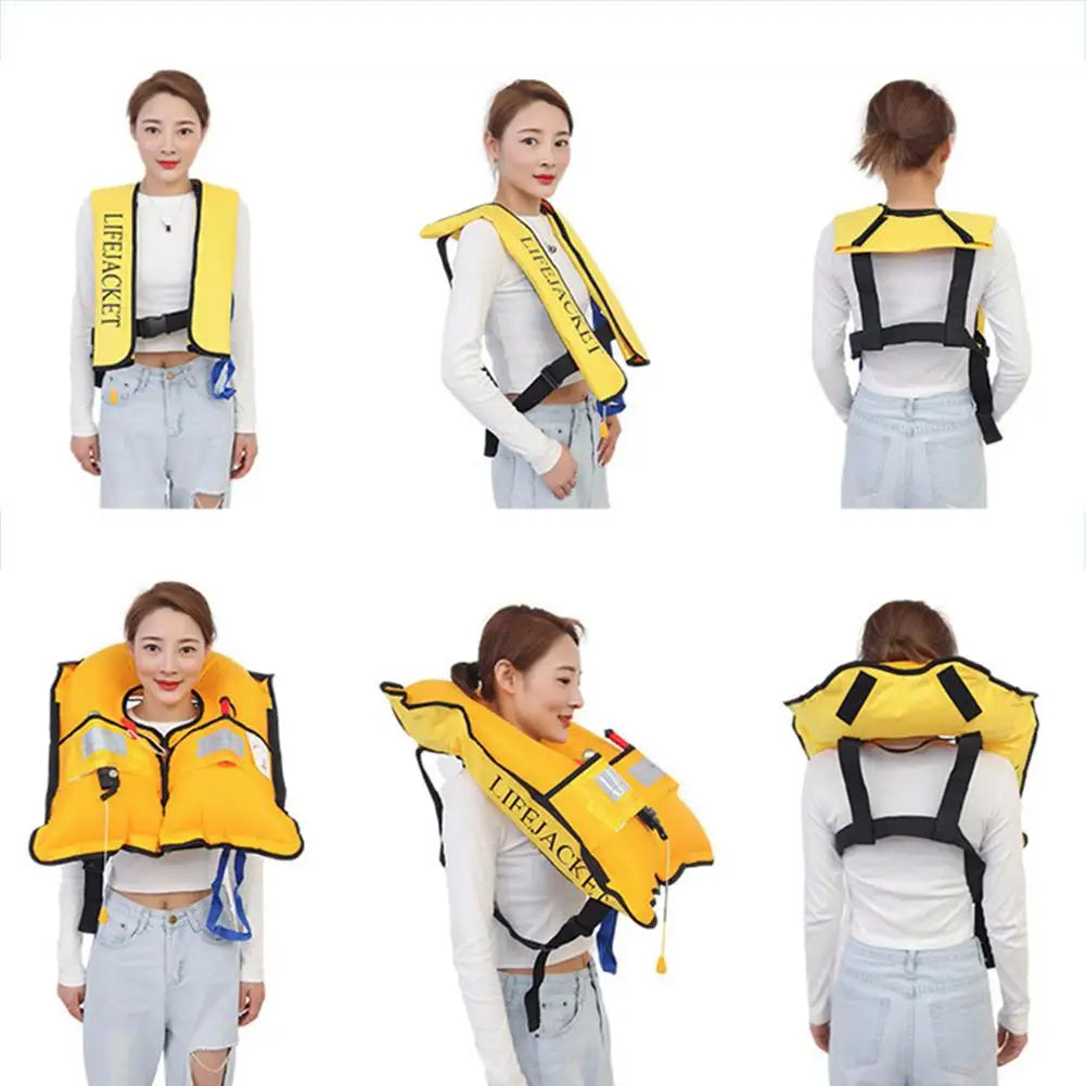 Manual Inflatable Life Jacket Children Adult Life Vest