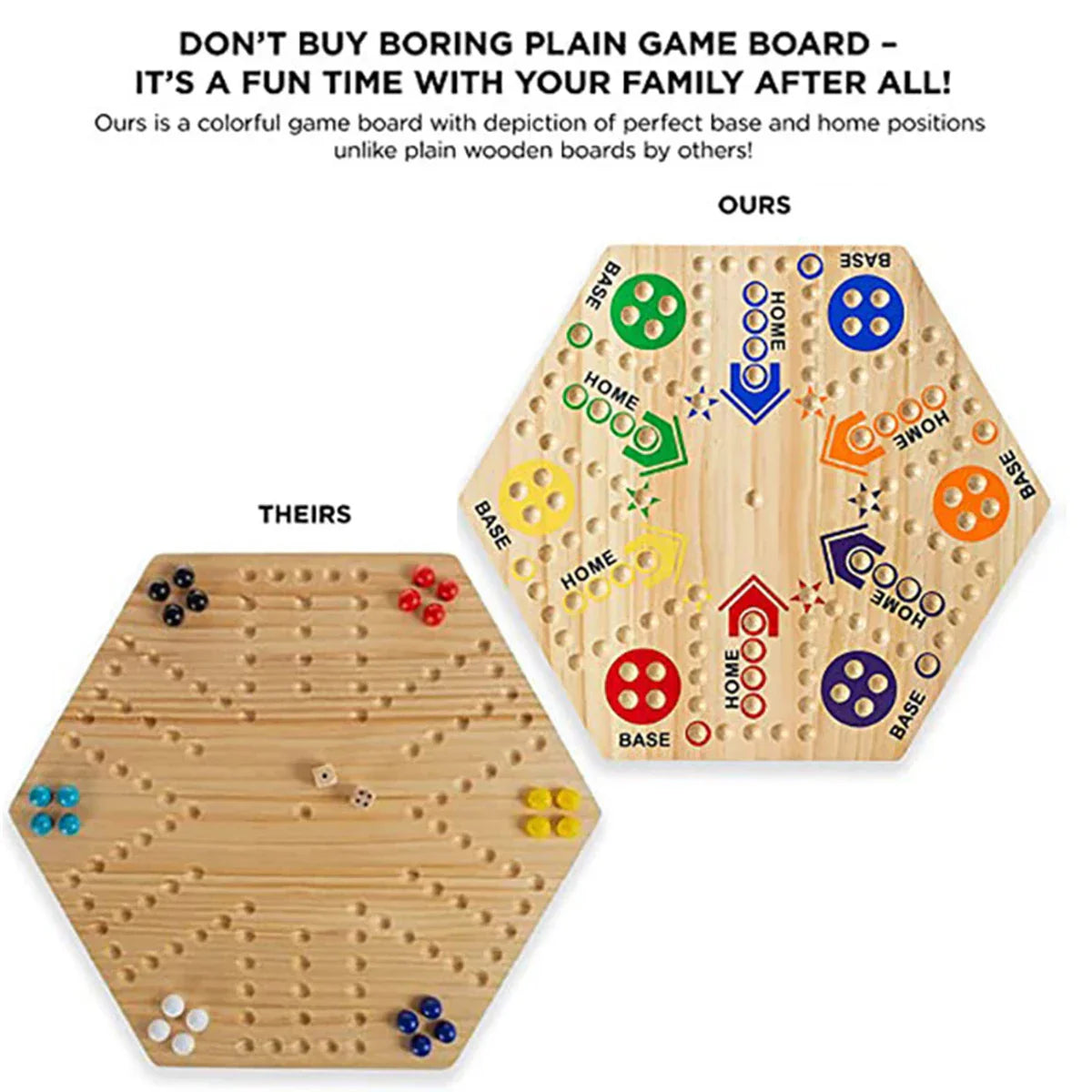 Marbles Board Game Parentchildren Interactive Doublesided Board Game