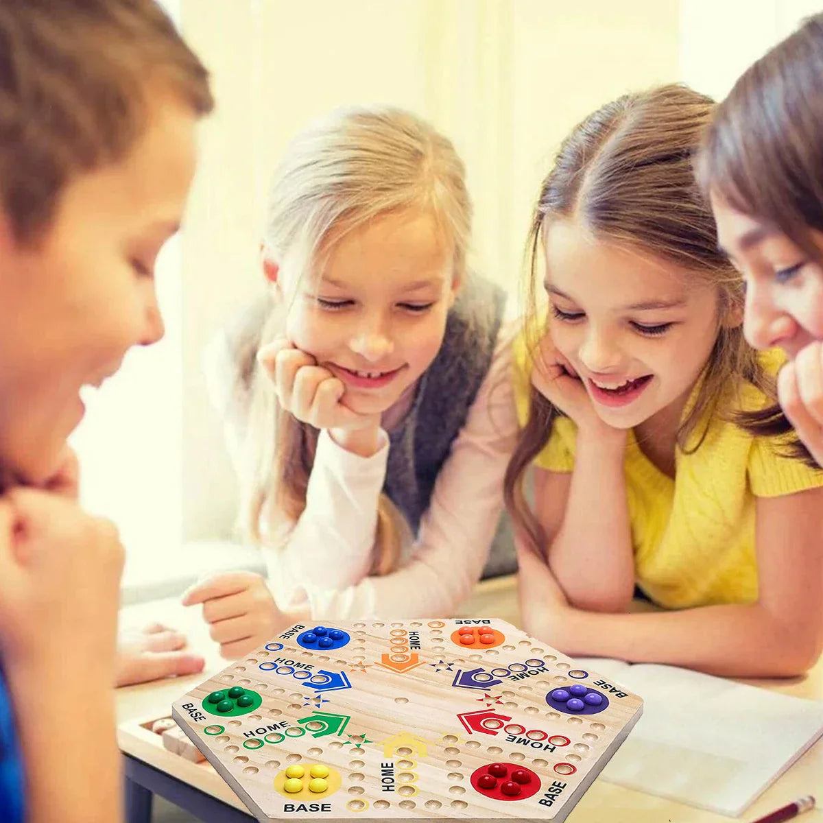 Marbles Board Game Parentchildren Interactive Doublesided Board Game