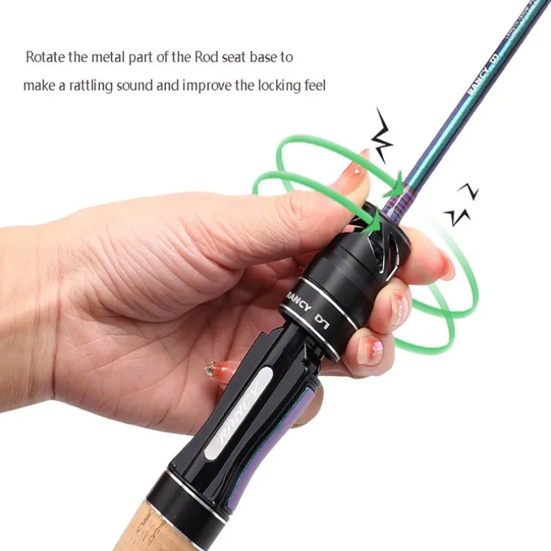 Mavllos Rancy Carbon Ultralight Fishing Rod,Lure 0.6-8g Line