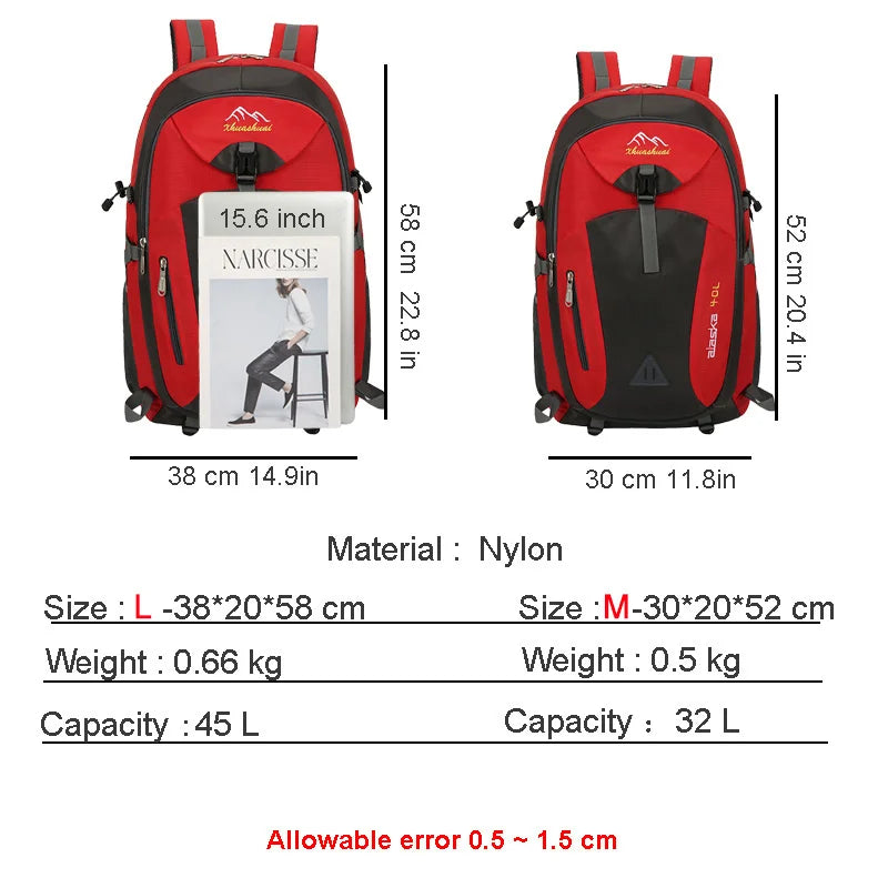 Men Backpack 2023 New Nylon Waterproof Casual Outdoor