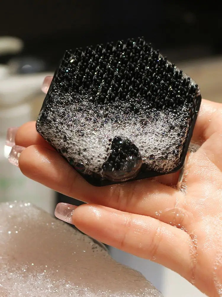 Men Wome Facial Cleaning Scrubber Silicone Miniature Face