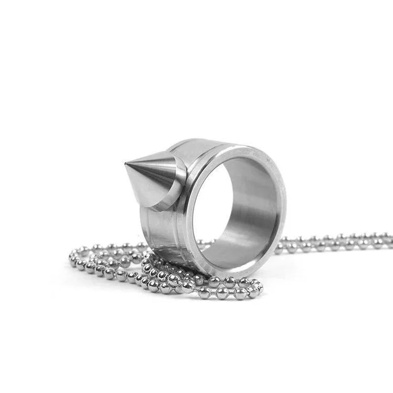 Men/Women Outdoor Survival Self-Defense Rings Broken Window Cat's