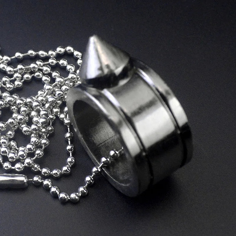 Men/Women Outdoor Survival Self-Defense Rings Broken Window Cat's