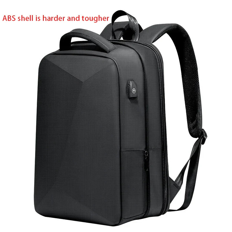 Men's 15.6 Inch Laptop Backpack Expandable Hard Shell