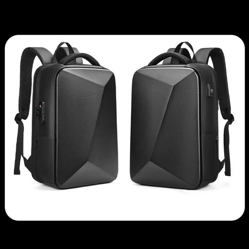 Men's 15.6 Inch Laptop Backpack Expandable Hard Shell