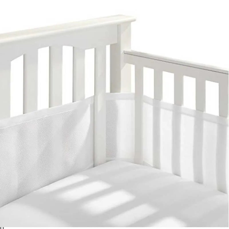 Mesh Baby Crib Bed Bumper Liner Around Protector