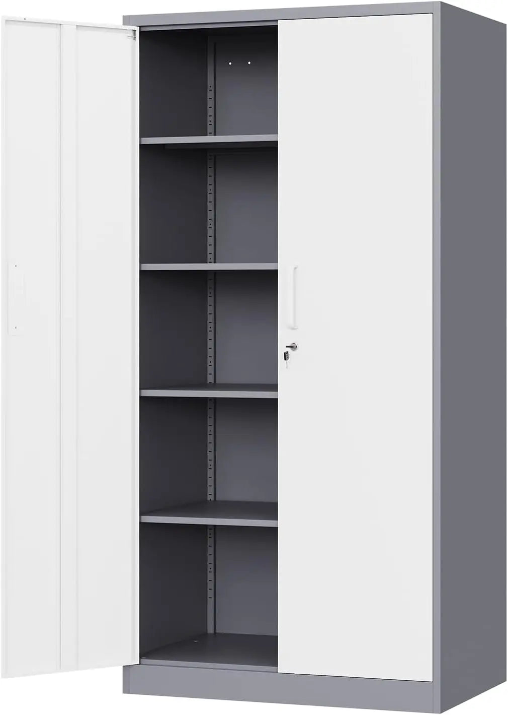 Metal Garage Storage Cabinet with Locking Doors and