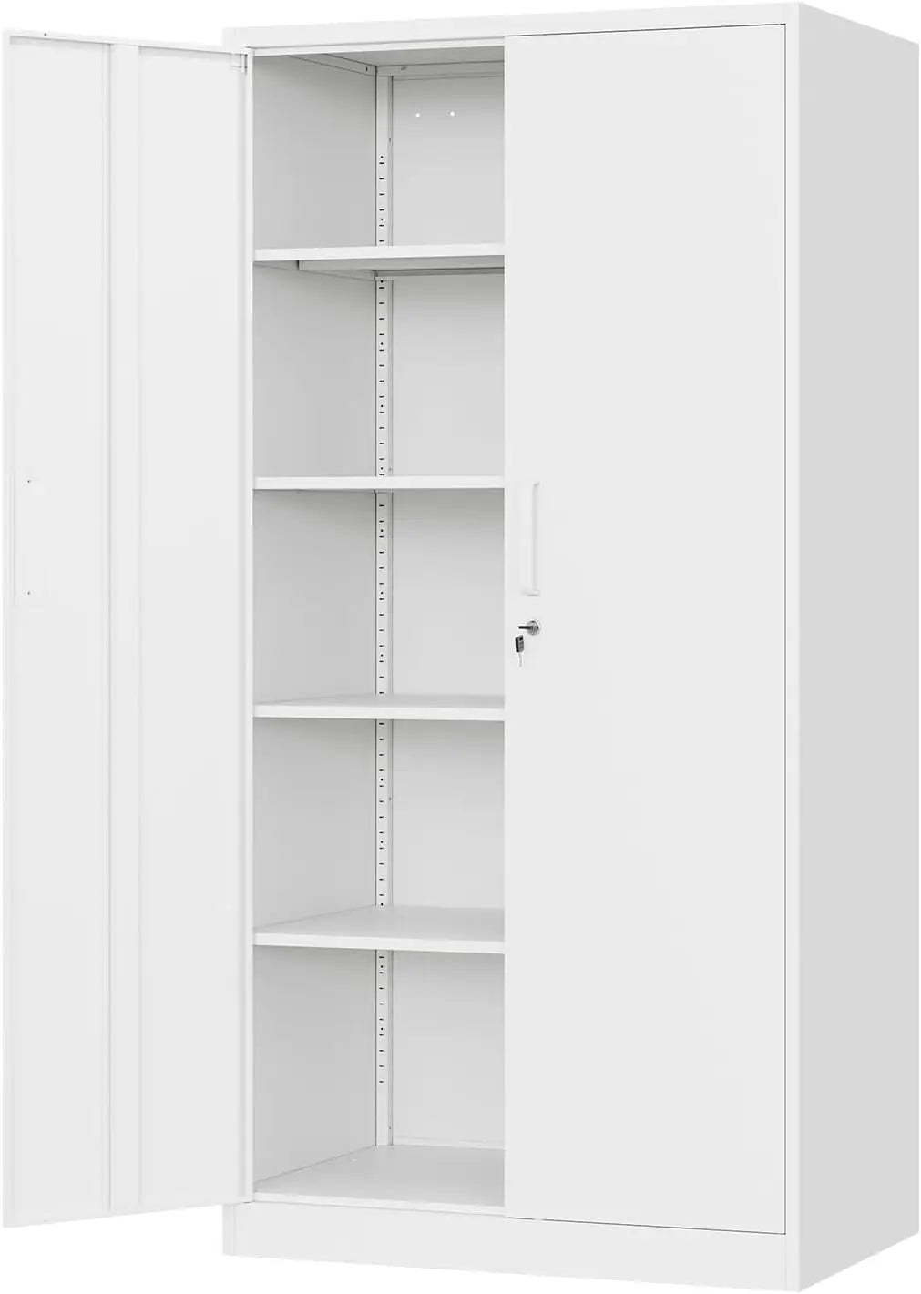 Metal Garage Storage Cabinet with Locking Doors and