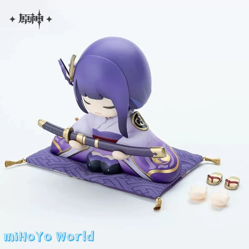 MiHoYo Genshin Impact In Stock Raiden Shogun Grand Narukami Shrine Office PVC Model Cosplay Handmade Official Genuine Gifts