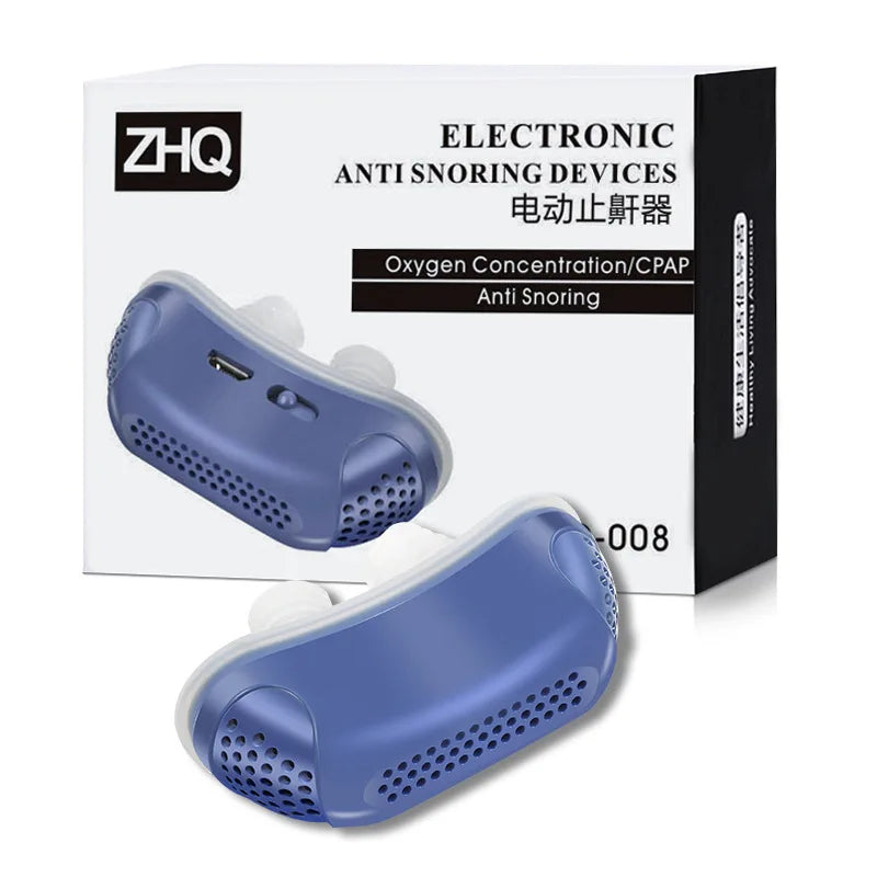 Micro CPAP Electronic Anti Snoring Device Home