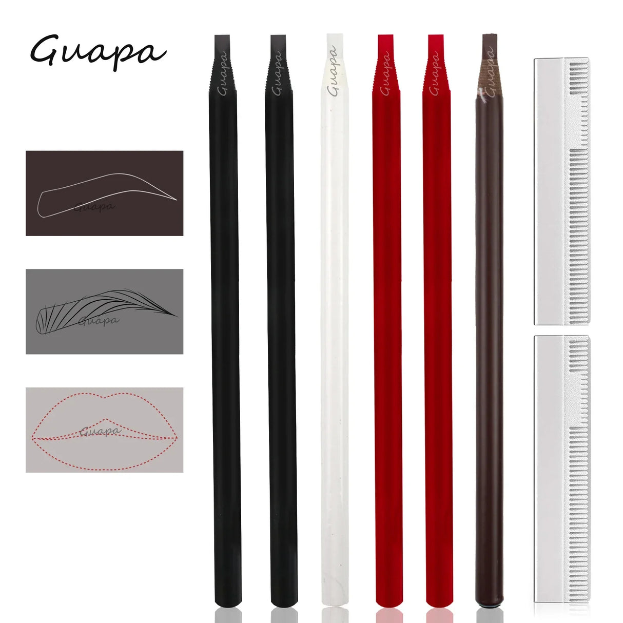 Microblading Supplies Brow Lip Pencil Mapping Pencil Set