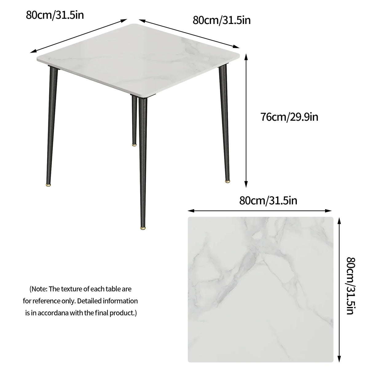 Mid-Century Slate Kitchen Dining Table with Sintered Stone