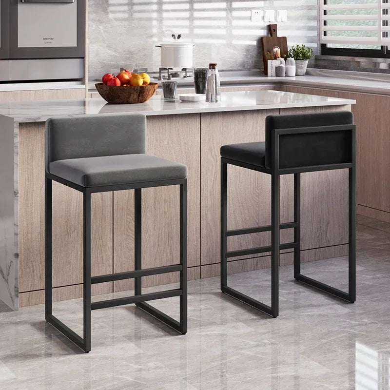 Midcentury Counter Bar Stools Kitchen Modern Reception Single