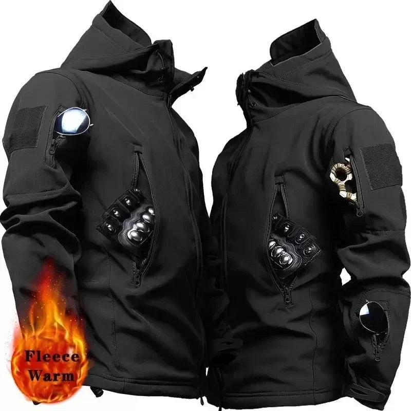 Military Outdoor Jackets Men Shark Skin Soft Shell