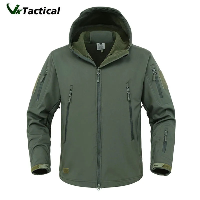 Military Shark Skin Soft Shell Jackets Men Tactical