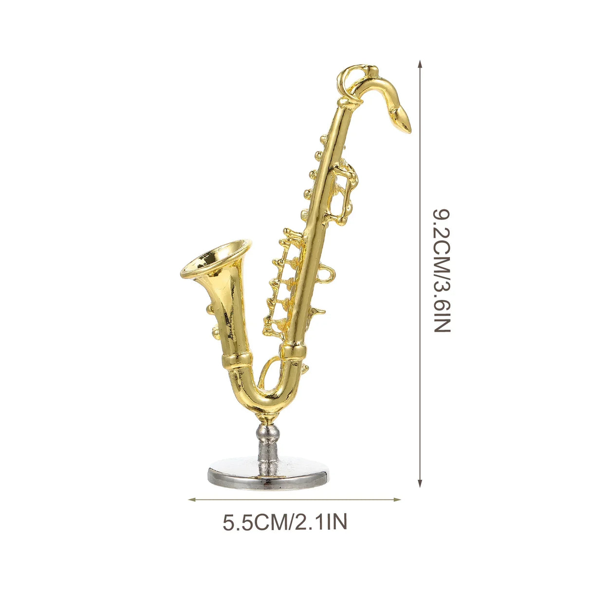 Mini Instrument Decoration Small Musical Instruments Miniature Sax