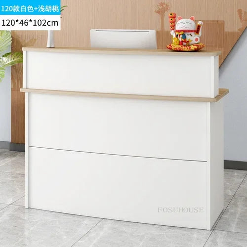 Modern Company Reception Desks Office Furniture Simple Cashier