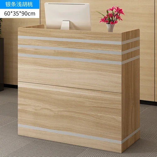 Modern Company Reception Desks Office Furniture Simple Cashier