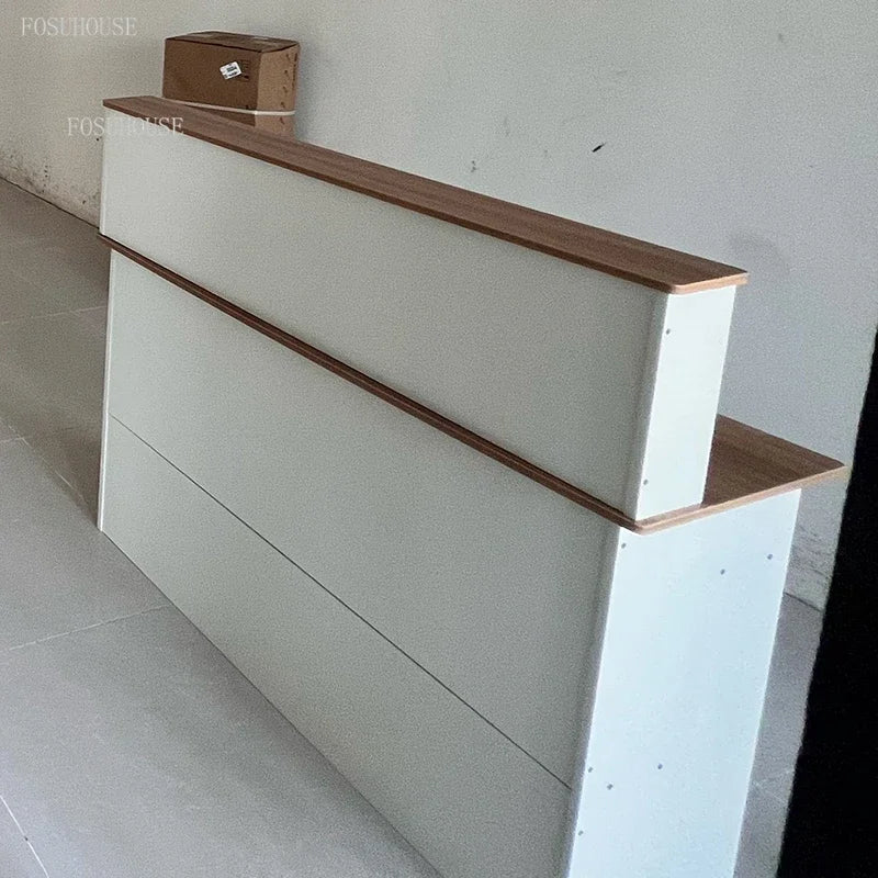 Modern Company Reception Desks Office Furniture Simple Cashier