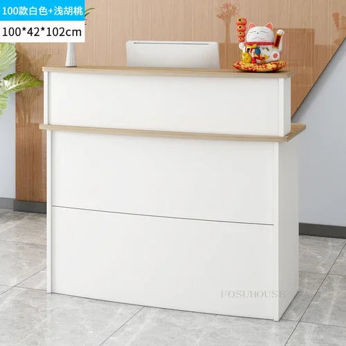 Modern Company Reception Desks Office Furniture Simple Cashier
