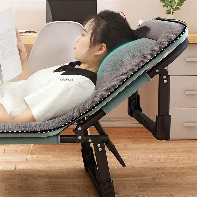 Modern Folding Bed with Mattress Office Dormitory Lunch
