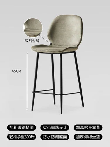 Modern Make Up Bar Stools Luxury Designer Reception