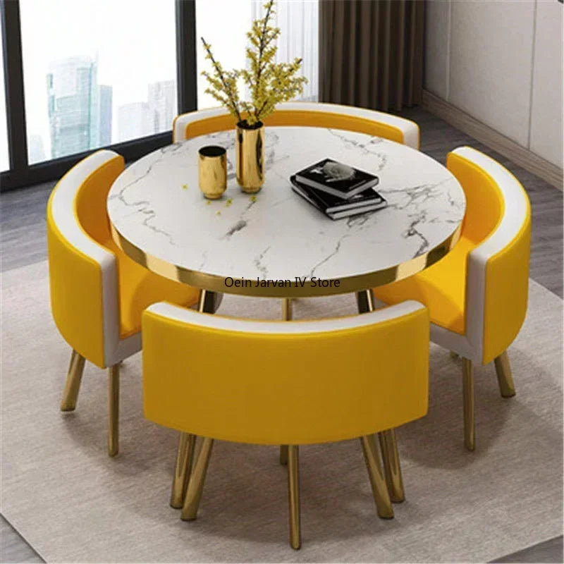 Modern Simple Dining Tables Reception Negotiation Wooden Dining