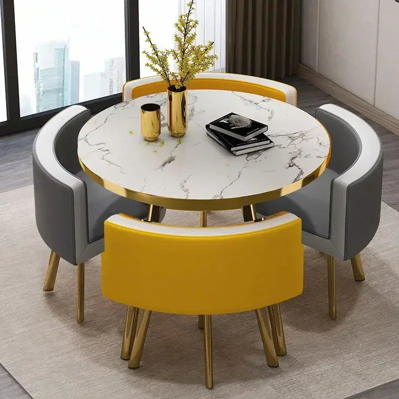 Modern Simple Dining Tables Reception Negotiation Wooden Dining