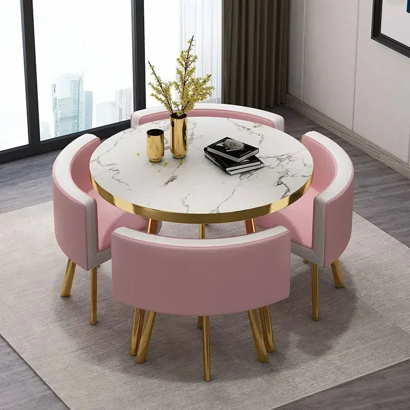 Modern Simple Dining Tables Reception Negotiation Wooden Dining
