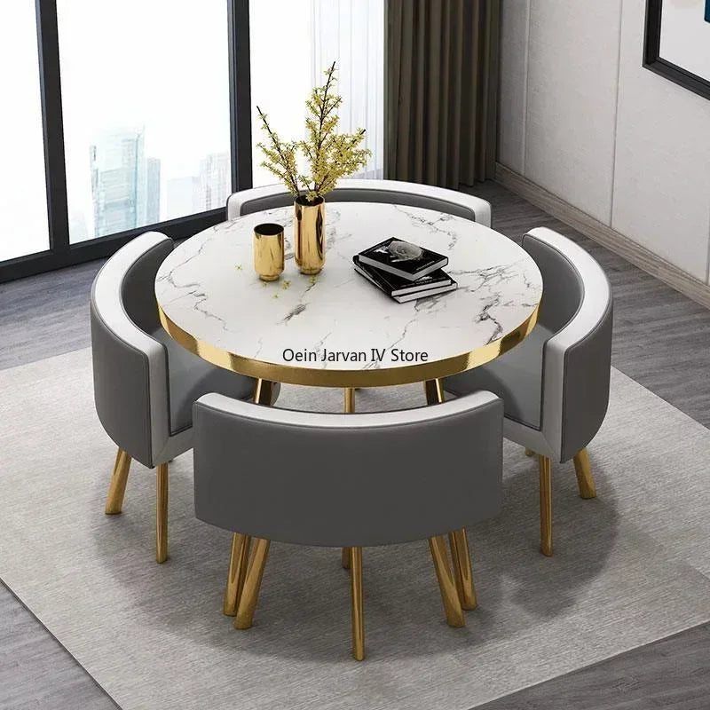Modern Simple Dining Tables Reception Negotiation Wooden Dining