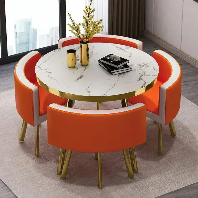 Modern Simple Dining Tables Reception Negotiation Wooden Dining