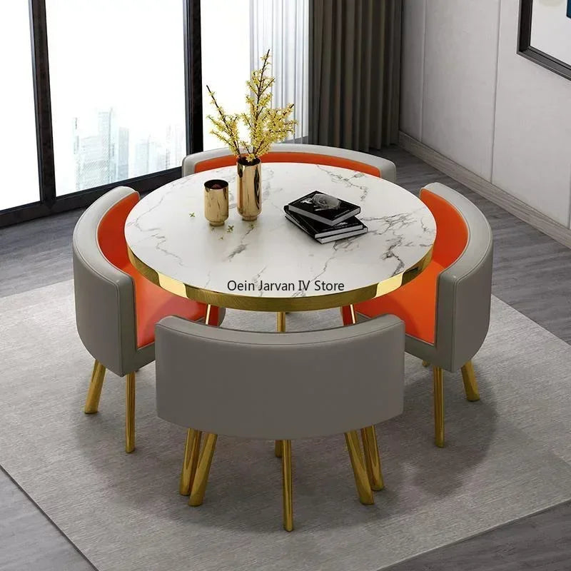 Modern Simple Dining Tables Reception Negotiation Wooden Dining