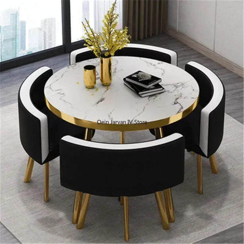 Modern Simple Dining Tables Reception Negotiation Wooden Dining