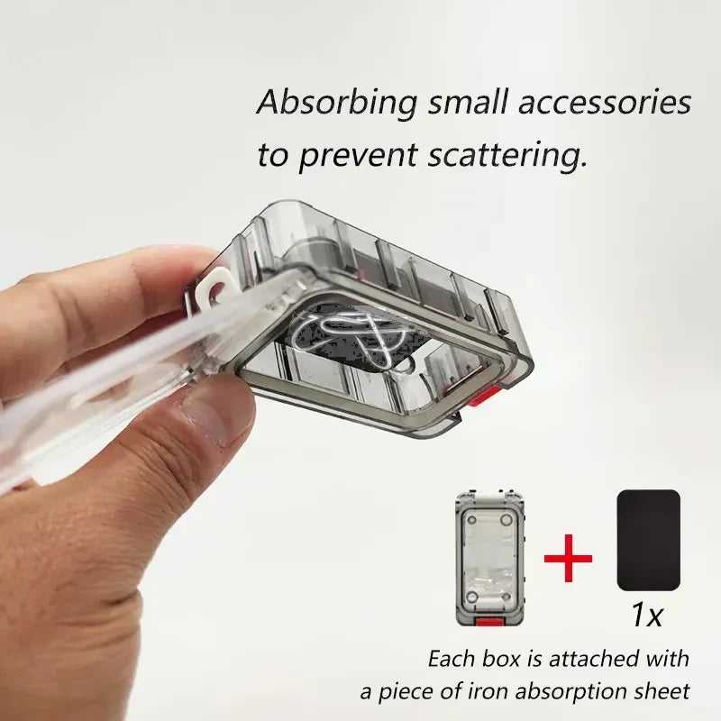 Modular Magnetic Fishing Tackle Box - Double-layer Lure