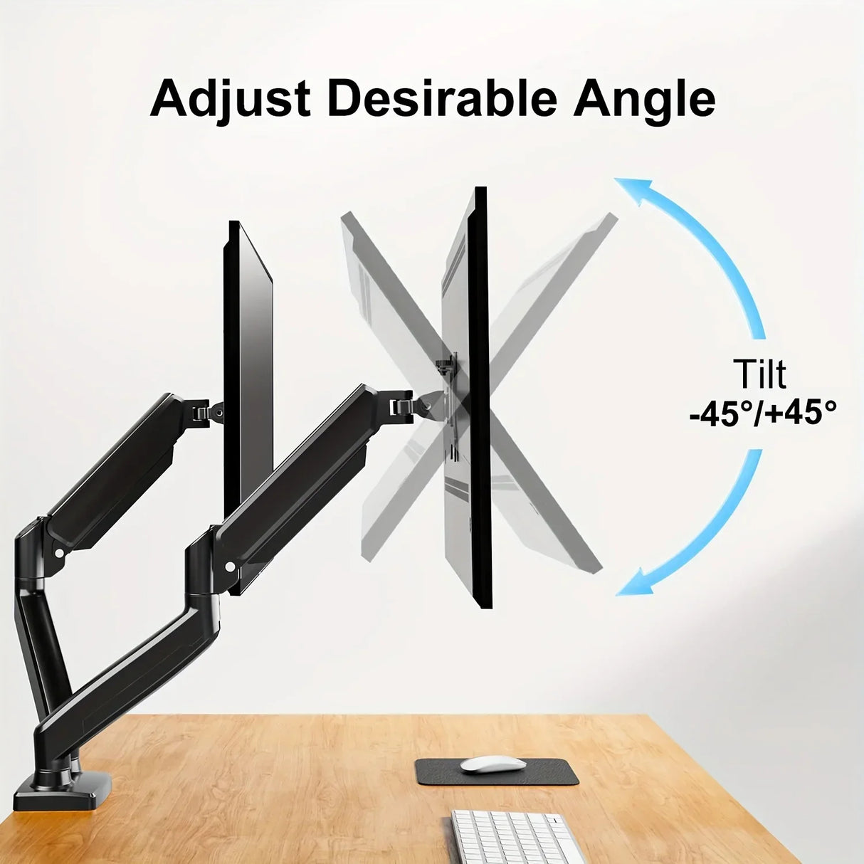 Monitor Stand for 13-32 inches Screens, Dual Monitor