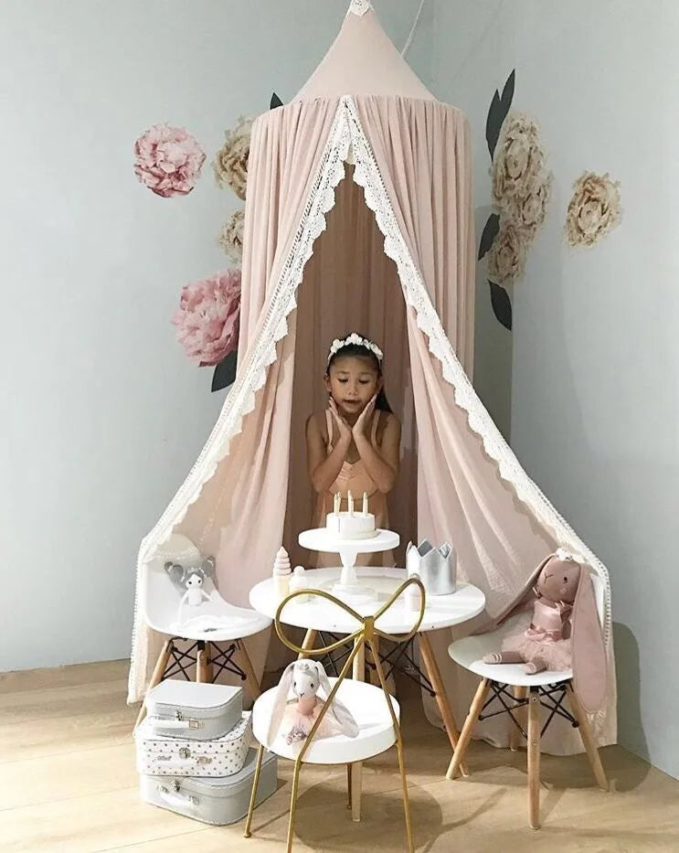Mosquito Net Crib For Baby Lace Shading Bed
