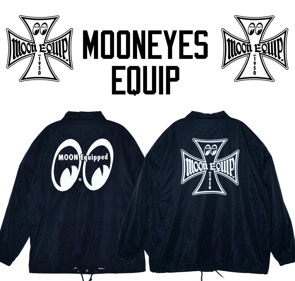 Motorcycle Jacket Mooneyes Full Fleece y2k Coat Aviator
