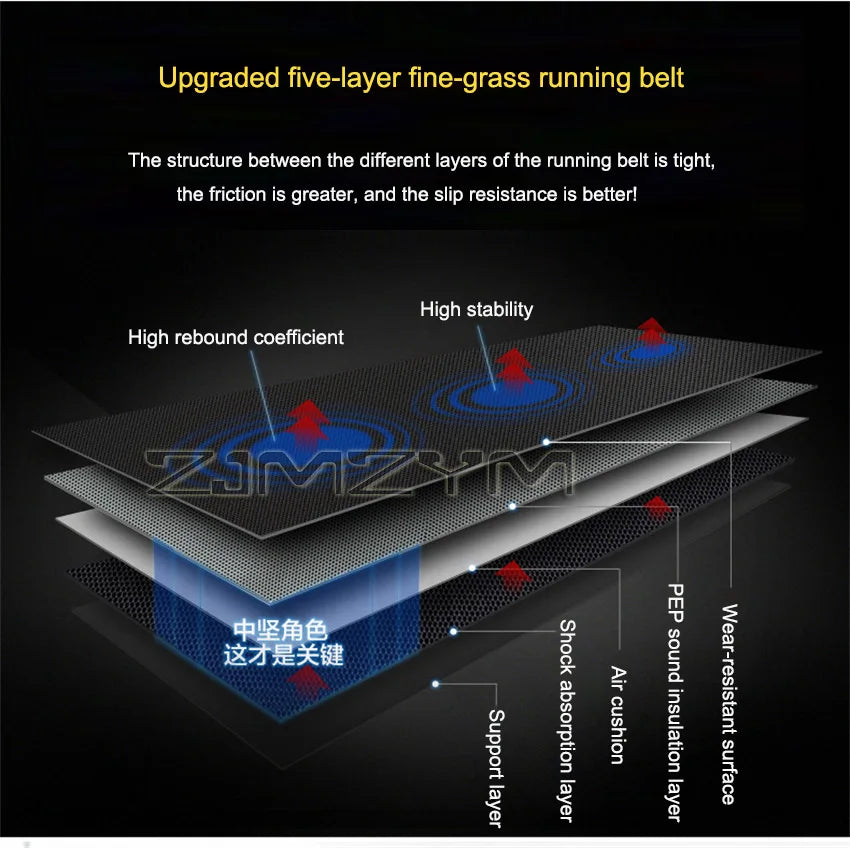 Multifunctional Foldable Mini Fitness Home Treadmill Indoor Exercise