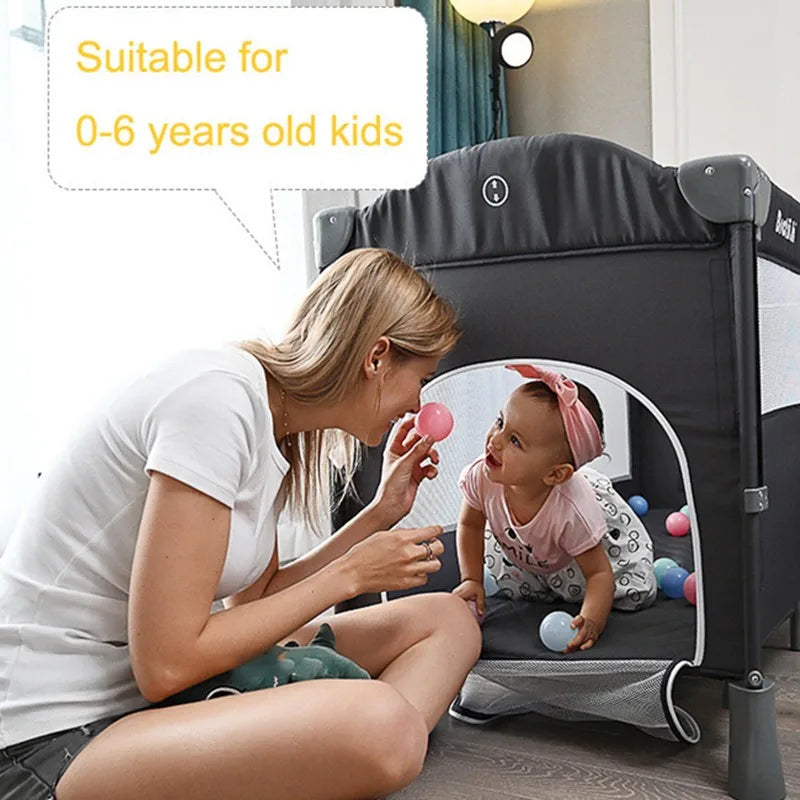 Multifunctional Portable Baby Crib Foldable Baby Cot Diaper