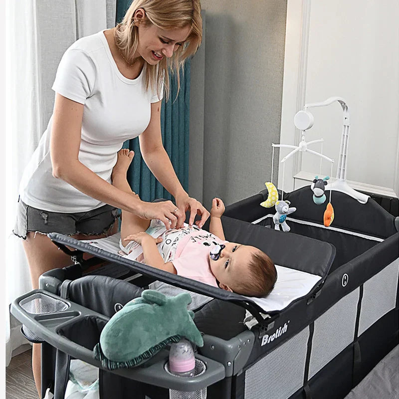 Multifunctional Portable Baby Crib Foldable Baby Cot Diaper