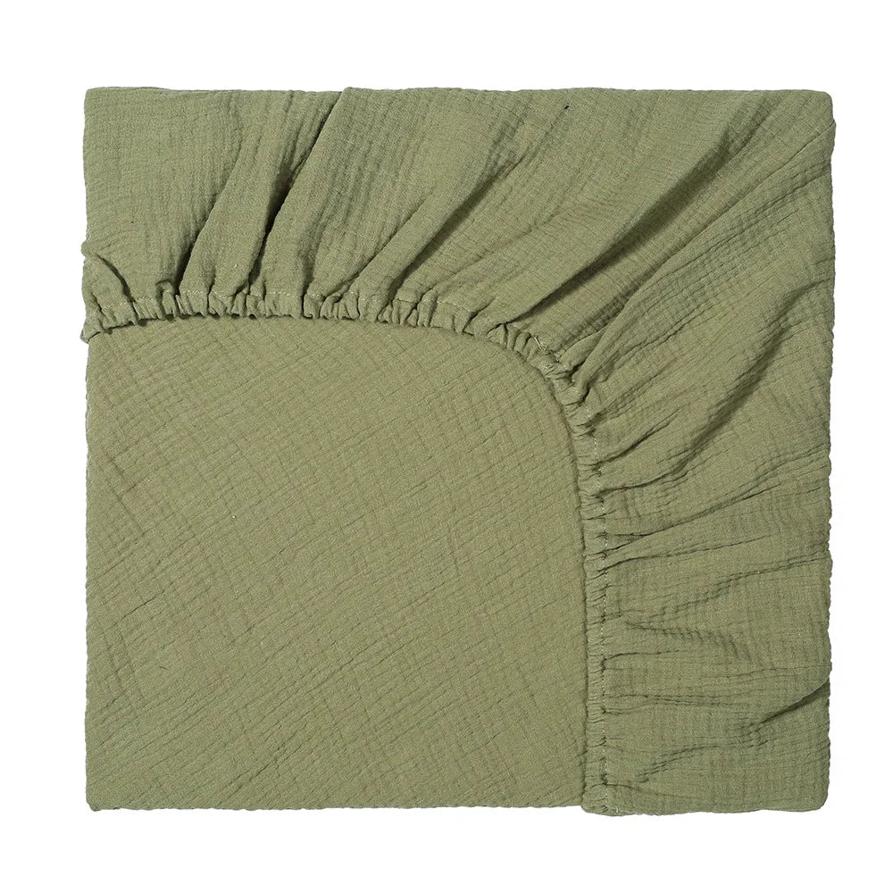 Muslin Crib Sheets Girls Boys Cotton Boho Neutral