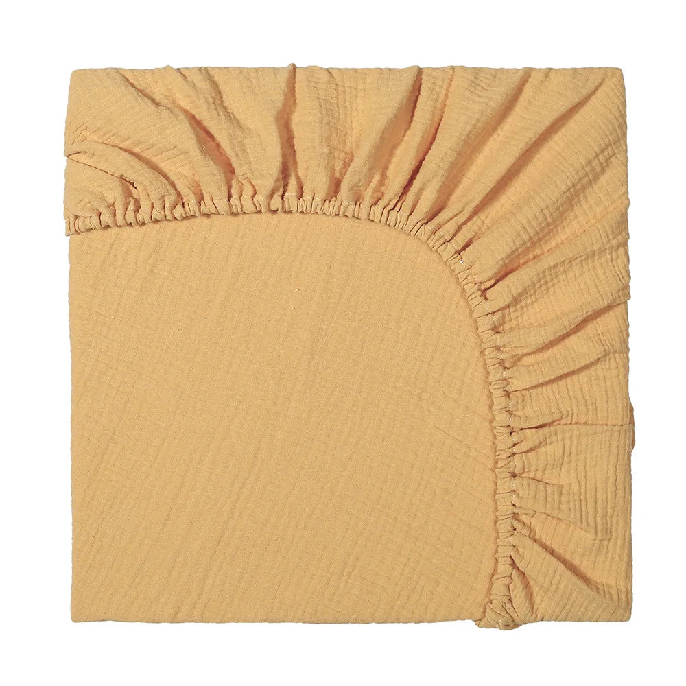 Muslin Crib Sheets Girls Boys Cotton Boho Neutral