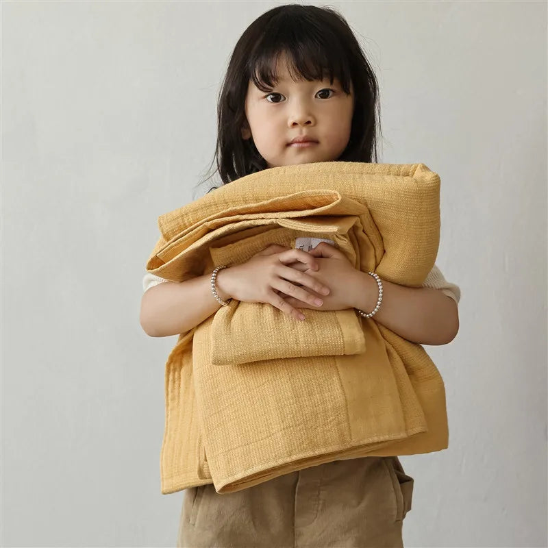 Muslin Square Towel Toiletries Item Stuff Newborn Hand