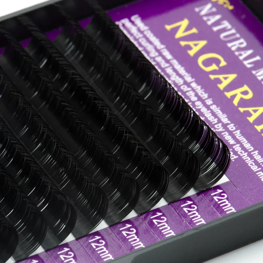 NAGARAKU 50cases bulk purple one length mink eyelash