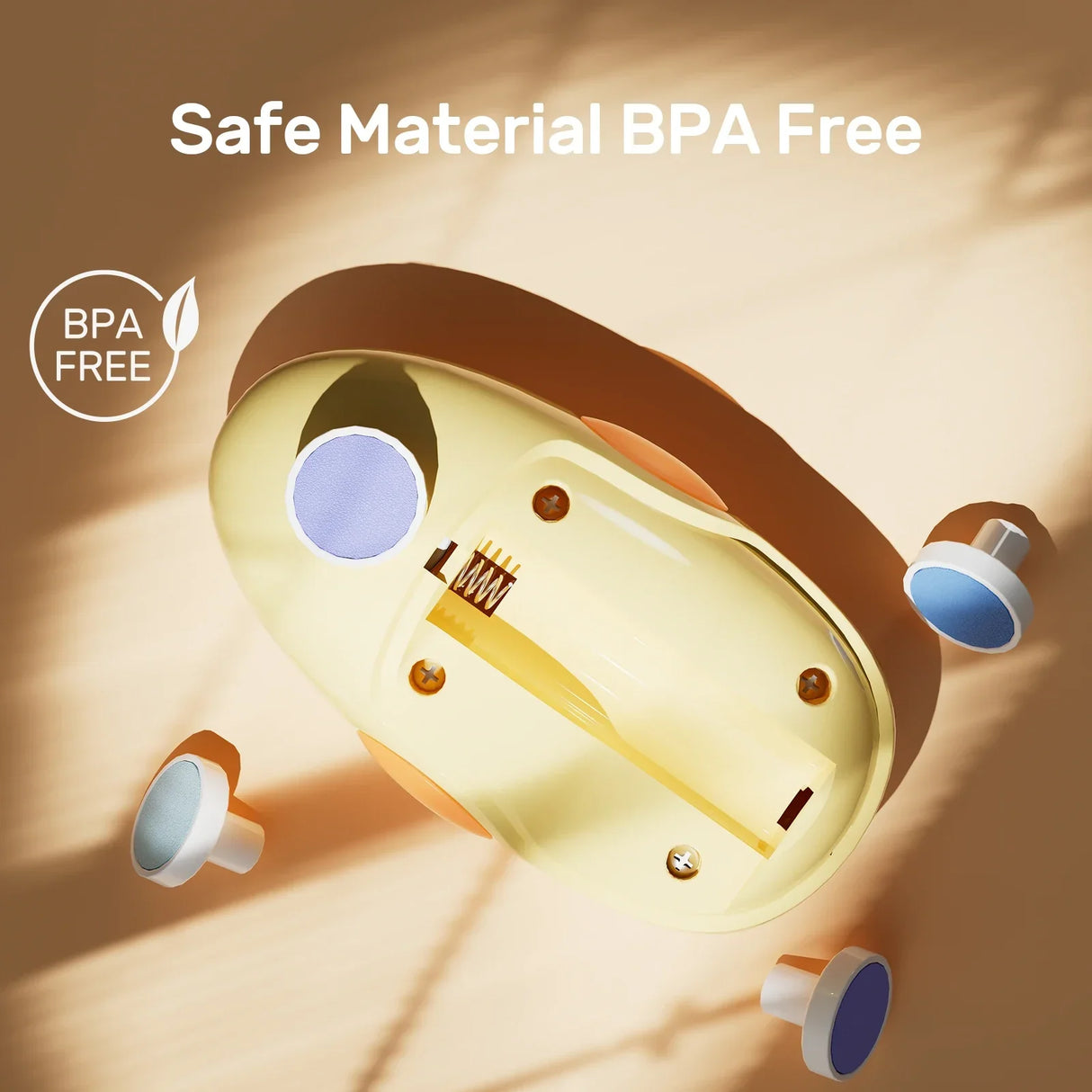 NCVI Baby Nail Trimmer Electric, Safe Polish Set