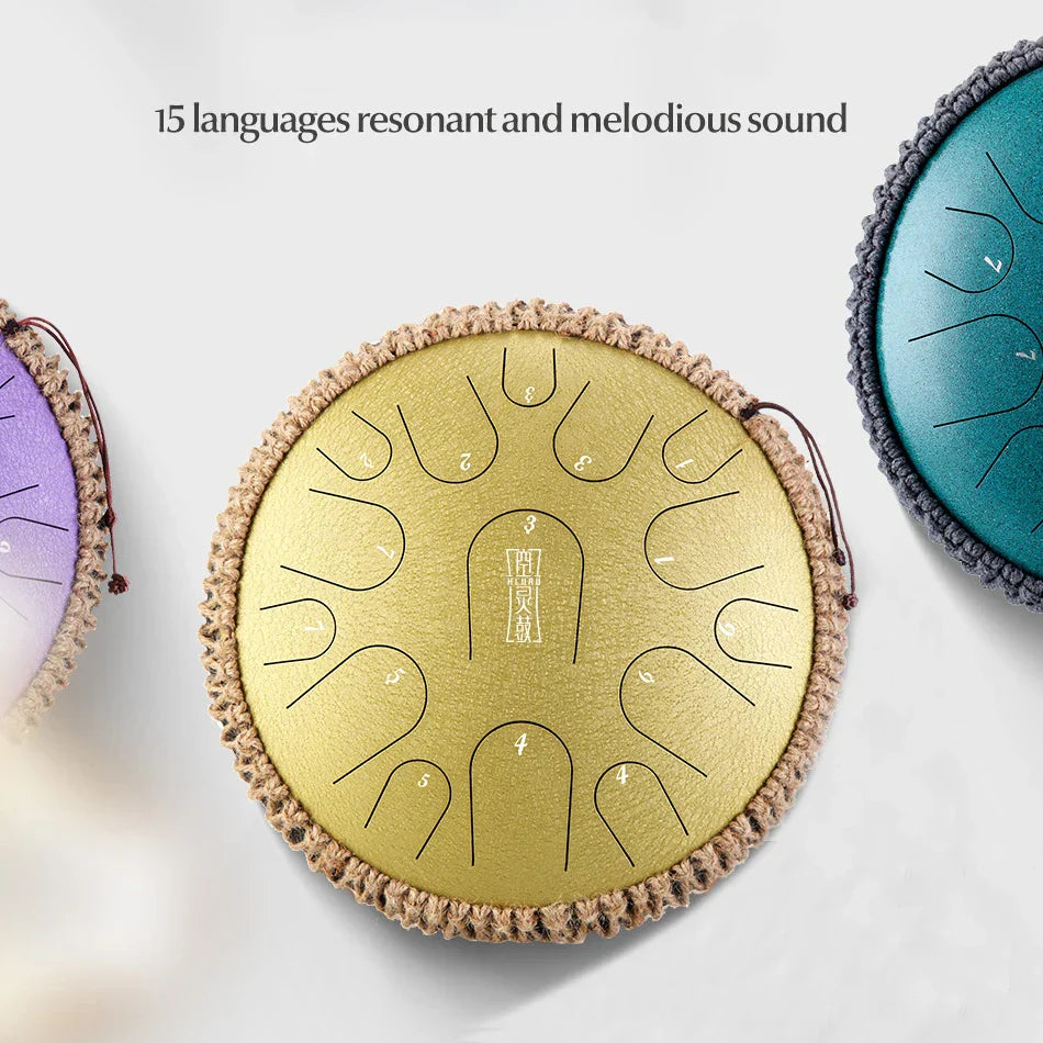 NEW Steel Tongue Drum 13 inch 15 tone