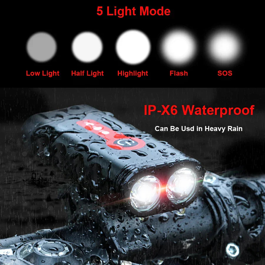 NEWBOLER Super Bright Bicycle Light XML-L2 Bike Light