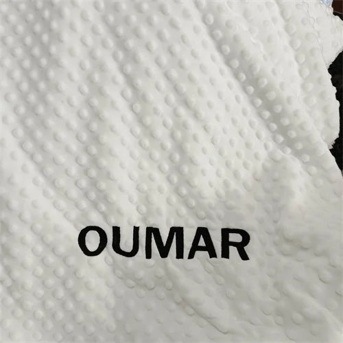 Name Personalised Bubbled Fleece Baby Blanket DIY Custom